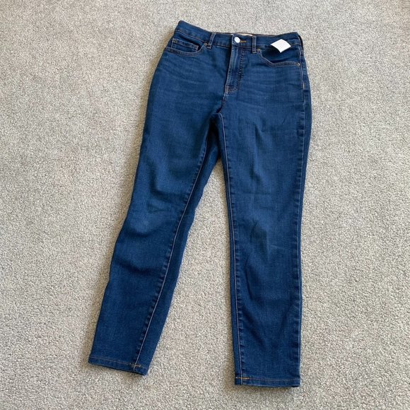 Everlane High Rise RN# 139393 Skinny Blue Jeans Size 27   - Q606 - Picture 1 of 7